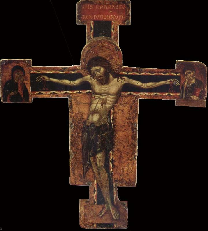 unknow artist Cross with the Crucifixion oil painting image